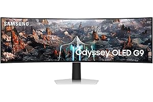 Samsung LS49CG934SUXXU Odyssey OLED 49" Gaming Monitor - 5120x1440, Speakers, HDMI 2.1, 0.03ms, 240Hz