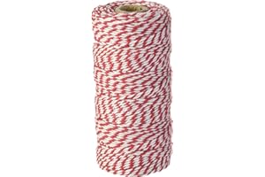 Mopec Cordón 12 Hilos Trenzado, Textil, Rojo y Blanco, 4.5x4.5x10 cm, 100