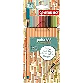 STABILO - fine tip marker - point 88 NatureCOLORS | Pack of 10