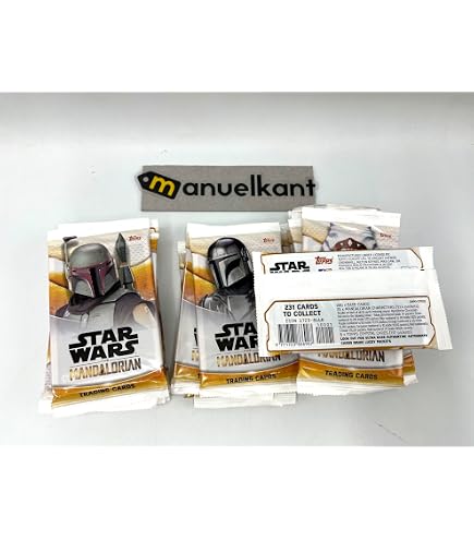 Topps Star Wars Mandalorian Starter Pack – 20 Karten Mit 2 Parallelen + Sammelordner & Führer