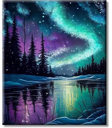 Kit Dipingi Con Numeri - Ninfee Di Monet | Tela 40x50 Cm Con Color Acrilici | Per Adulti E Principianti - Foto 7