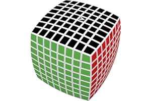 GIGAMIC V-Cube 8 x 8 White Pillow, Professional, Fast, And Smooth, Speed Cube, Puzzle, Fidget Toy