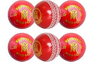 Mozi Sports Balles de cricket à vent – Balles de cricket souples pour entraînement intérieur et extérieur pour entraînement de compétences