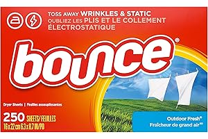 Bounce - Fogli per asciugatura fresca, 250 pezzi