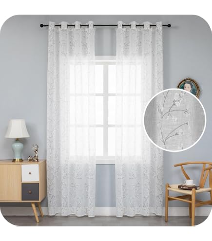Tenda A Pannello Kimbra Con Occhielli 140x290 Cm – Bianco Trasparente – Per Finestra E Portafinestra