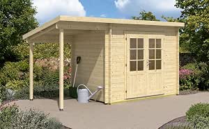 CARLSSON Alpholz Gartenhaus Martina-28 aus Massiv-Holz ...