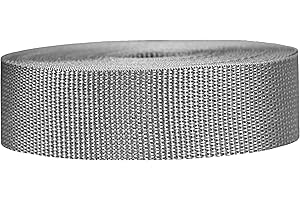 Strapworks Lightweight Polypropylene Webbing - Poly Strapping for Outdoor DIY Gear Repair, Pet Collars, Crafts – 1.5 Inch by 10, 25, or 50 Yards, Over 20 Colors