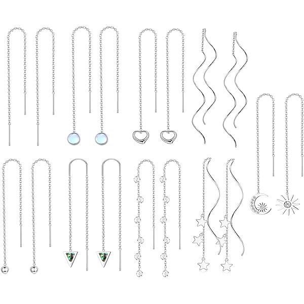 Paarskleurige Vlinder Oorbellen met Vlinder Hangers en Ingelegde