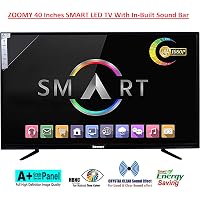 ZOOMY 102 cm (40 Inches) Full HD Smart LED TV 40SMARTSB (Black) (2019 Model)