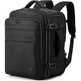 VANKEV Ryanair easyJet Expandable Airplane Cabin Travel Backpack | 40 x 30 x 20 24L-30L, Carry-on Travel Bag for Travel Work,