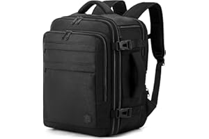 VANKEV Eurowings Ryanair EasyJet Wizz Air Handgepäck Erweiterbar 40x30x20, 24L bis 30L, 45x36x20, 32L bis 40L, Sitzunter Rucksack für Reisen passt zu 15,6 Zoll Laptops