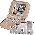 3M CLAW Plasterboard Picture Hanger Assorted Pack - 9 Hooks for Heavy Items, Mirrors & Home Décor - No Tools Needed (7kg, 11kg, 20kg, 30kg)