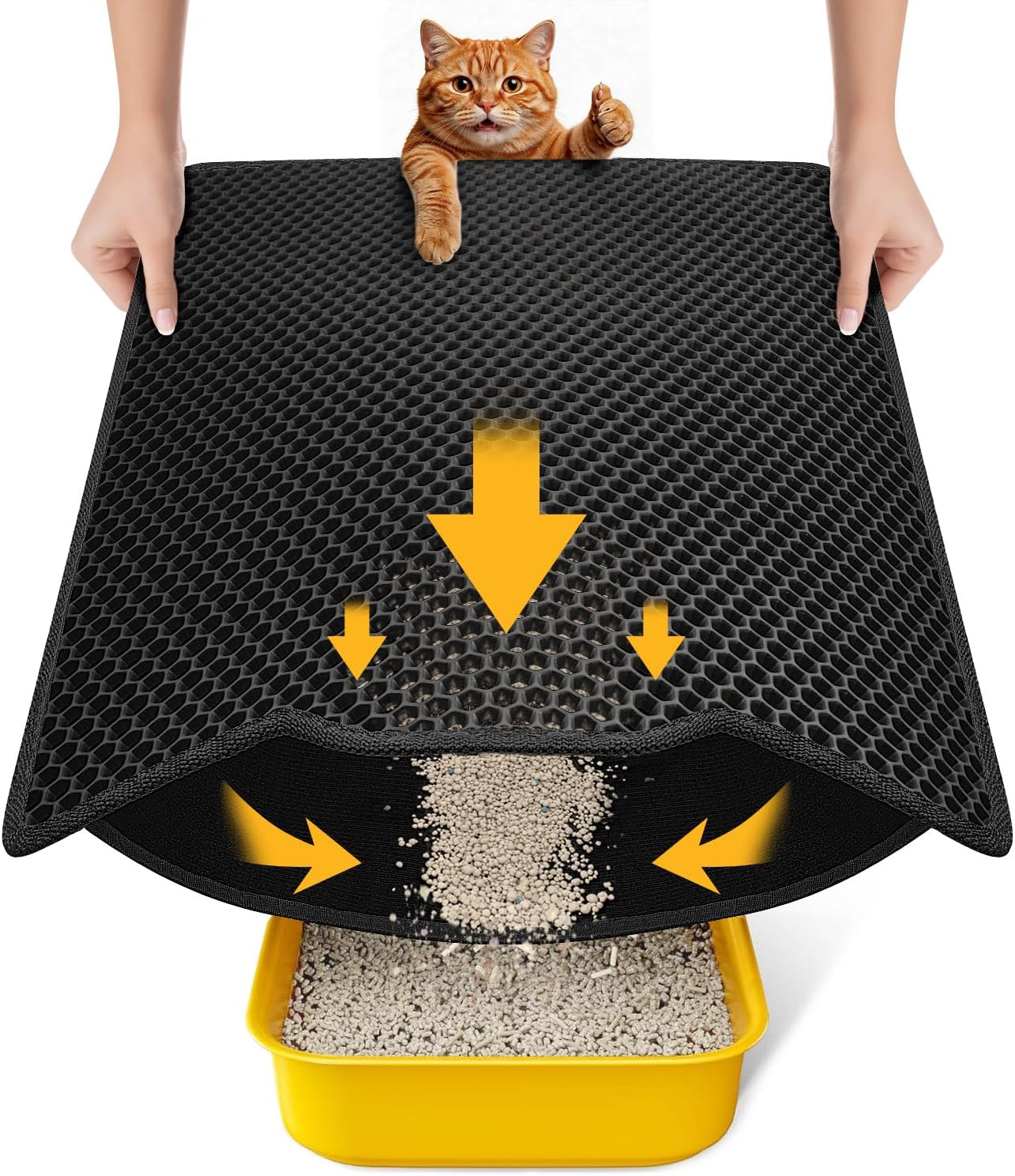 Avantages, Atouts et Limites du Conlun kattenbakmat 58 x 40 cm honingraatstru