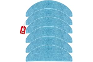 LOOHAOC 6 Paquete de Paños de Microfibra para Mopa Compatible con Conga 7490 Immortal/8290 Immortal-Reutilizables y Lavables