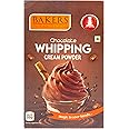 BAKERS Chocolate Whipping Cream Powder Mix | Cocoa Infused | Smooth | for Cakes, Muffins, Cup Cakes, Tarts, Coffee | No Sugar Needed | Instant Premix | Pack of 3 (50 gm x 3)