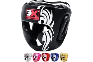 ‎3X PROFESSIONAL CHOICE 3X Professional Choice Junior Headgear for Face and Ear Protection in Professional Training for MMA Training Sparring Martial Arts, Taekwondo, Kick Boxing and Muay Thai