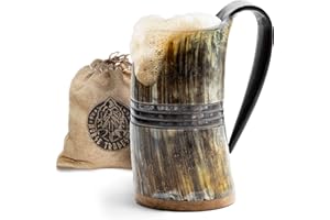 Norse Tradesman Tasse en corne à boire (500 mls, Eternal, Non-poli)