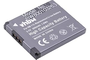 vhbw 1x Akku kompatibel mit Canon IXUS 132, 135, 155, 150, 125, 127, 130, 137, 133, 147, 125 HS, 140, 145 Kamera (500 mAh, 3,7 V, Li-Ion)