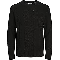 JACK & JONES Herren Strickpullover Jconeal - Klassischer Crew Neck Pullover