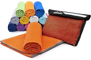 gipfelsport Serviettes en Microfibre | Serviette de Voyage, Serviette de Plage | Séchage Rapide, ultraléger, Peu encombrant | pour Enfants, Hommes et Femmes