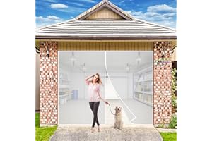 AMZBSGD moustiquaire porte magnetique, 240x215 cm Moustiquaire anti rayures pour balcon, terrasse, porte de chambre, installation sans perçage - Blanc H