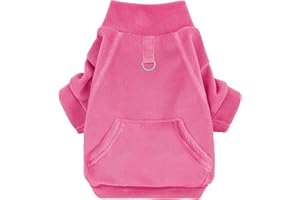 Mosucoirl Dog Hoodie Pet Hoodies Puppy Clothes Doggie Warm Cotton Sweatshirts with Pocket for Small & Medium Dogs & Cats