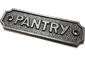 Jones & Grey VINTAGE STYLE CAST IRON DOOR SIGN - PANTRY