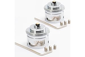BLUMKRAFT Lot DE 2 Adaptateurs Radiateurs Giacomini 22.6mm 2 encoches vers M30 x 1.5 pour Thermostat/tête thermostatique M30x1.5 mâle
