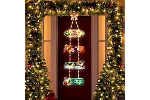 ‎QEDERTEK Qedertek Weihnachtsbeleuchtung Außen Batterie, 72 LED Weihnachtskranz Warmweiß Türkranz mit Timer, 8 Modi, Wasserdicht Weihnachten Beleuchte für DIY Haustür Fenster Wand Puppenhaus Weihnachtsdeko