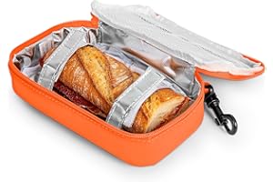PracticDomus Porta Bocadillos Infantil Termoinsulado Iris Barcelona Modelo Kids. Color Naranja