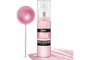 YUMCRAFT Purpurina Comestible Spray, Polvo, 20g Purpurina Comestibles para Decoración de GâTeaux, Cocktails, Bebidas, Colorante Alimentario - Colorante Alimentario en Polvo para Galletas, Bonbones, GlaçAge