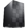 Ant Esports Elite 1000 PS Mid-Tower Computer Case/Gaming Cabinet - Black | Supports M-ATX, ITX with Pre-Installed 1 x 120mm Black Rear Fan