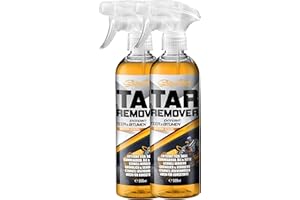 ‎SHINYCHIEFS ShinyChiefs Tar Remover- Schnell wirkender Teerentferner Auto - Entfernt Teer, Bitumen sowie Harz-, Fett- und Ölverunreinigungen von Allen Oberflächen - Extra Starkes Teer-Entferner-Spray, 2x500ml