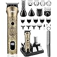 Ufree Beard Trimmer for Men, Cordless Hair Clippers Electric Shavers for Men, Shaving Kit for Mustache Body Nose Ear Hair Facial, 7 in 1 Beard Grooming Kit, Gifts for Men