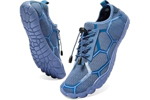 WOTTE Męskie buty do wody, szybkoschnące, boso, lekkie, oddychające buty do wody na plaży, wędkowania, jogi, nurkowania, snorkelingu, surfowania, rozmiar 40-50