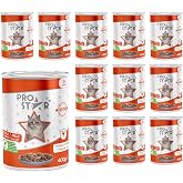 Prostar Yetişkin Kedi Tavuklu ve J&ouml;leli Konserve Mama 400 Gr x 12 adet