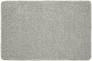 BUDDY RUG MY RUG Origin Buddy Mat 100% Polyproplene Frisee Rug My Rug (GHOST GREY, 80x120cm)