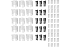 Waycin 15 protectores de plantas de animales a prueba de óxido de 13.7 pulgadas de malla metálica para mantener a los animales fuera de alambre, protectores de plantas para jardín interior y exterior