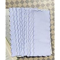 12 Aida-Stoff Lesezeichen – 16 Zählung, Gewellter Rand, Blanko Für Kreuzstich, 8,5 X 19,5 Cm