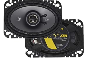 Kicker 43CSC464 Coaxial System – Black
