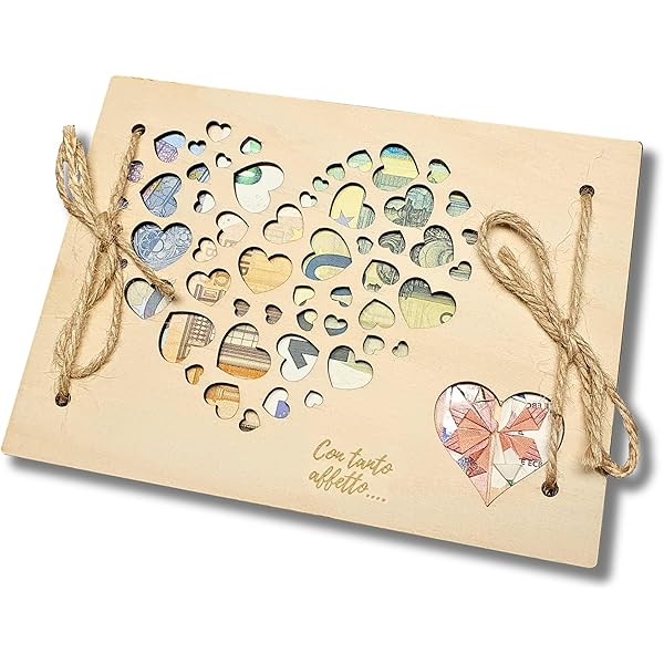 Dandelion Wish Filler - Regalo In Denaro Legno, Con Busta, Per Compleanni E Matrimoni - Foto 4
