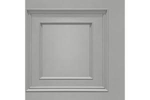 BELGRAVIA DECOR Oliana Wood Panel Wallpaper - Belgravia 8492 - Grey