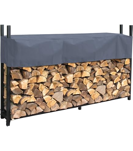 Ripiani Per Portalegna 69x43 Cm - Set Da 4 In Lamiera Forata, Colore Antracite, Adatti A Profondità 70 Cm
