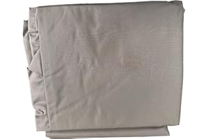 HAPPY GARDEN Toile de rechange pour parasol droit HAPUNA 2x3m taupe – rectangulaire, polyester déperlant et anti-UV