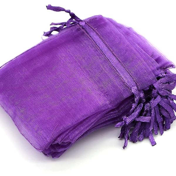 Tenda A Onda Lilla Glicine In Organza Cm.160 Incluso Binario | Tendaggi - Foto 5