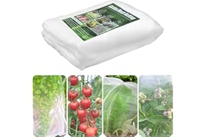 WEXFFU Filet Anti Insecte Potager, 2,5 x 10 m Filet Arbre Fruitier Anti Oiseaux, Réutilisable Filet Anti Oiseaux Protéger Fruits Fleurs des Animaux Parasites Oiseaux