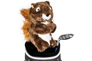 DAPHNE'S HEADCOVERS Daphne's - Funda para cabeza de palo de golf, diseño de ardilla