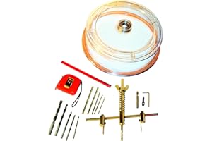 CEVIK KIVEC XWY-06K010 Découpe-cercles multifonctions réglable avec cloche de protection, 40-250 mm Spécial plafonds.