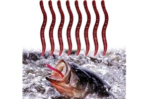 CXAFQ Przynęty wędkarskie, Miękkie plastikowe robaki, Przynęty na robaki, Przynęty na ryby słodkiej wody, Odpowiednie do połowów w wodach słodkich
