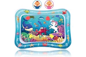 TDTOD Tappeto Acqua per Neonati, Tappetino Gonfiabile Ad Acqua per Bambini Tappetino Giocattolo Tummy Time per Neonati 3 6 9 12 Mesi Perfetto Regali Portatile Sensoriale Gioco Water Mat